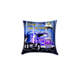 King Of The Roads Glow In The Dark Pillow