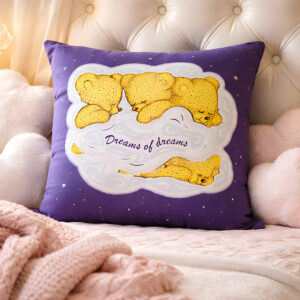 3 Teddies Glow Pillow