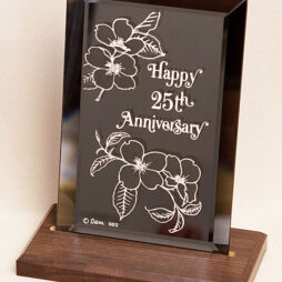 25th anniversary plaque