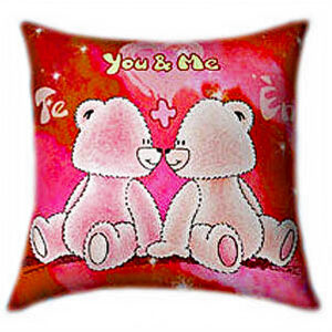 You and me glow in the dark pillow