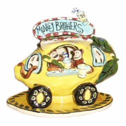 Monkey Brothers Lemonade Stand Candle House Blue Sky