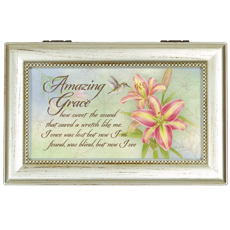 Amazing Grace sympathy music/ jewelry box