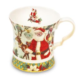 Santa Mugs and Chocolates Gift Set