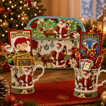 Santa Mugs and Hot Chocolates