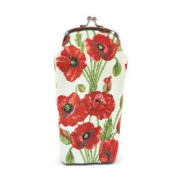 Glass Pouch poppy