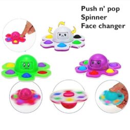 Push pop spinner