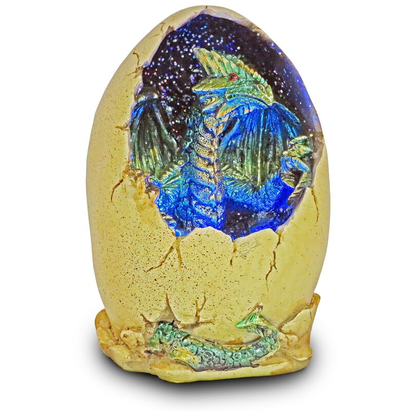 Dragon Egg Lamp Blue