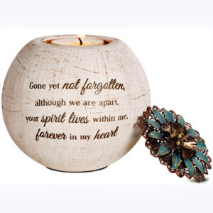 Gone yet not forgotten sympathy candle holder