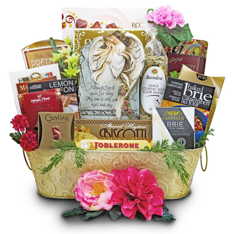 Memorial Angel Sympathy Gift Baskets Ontario, Canada