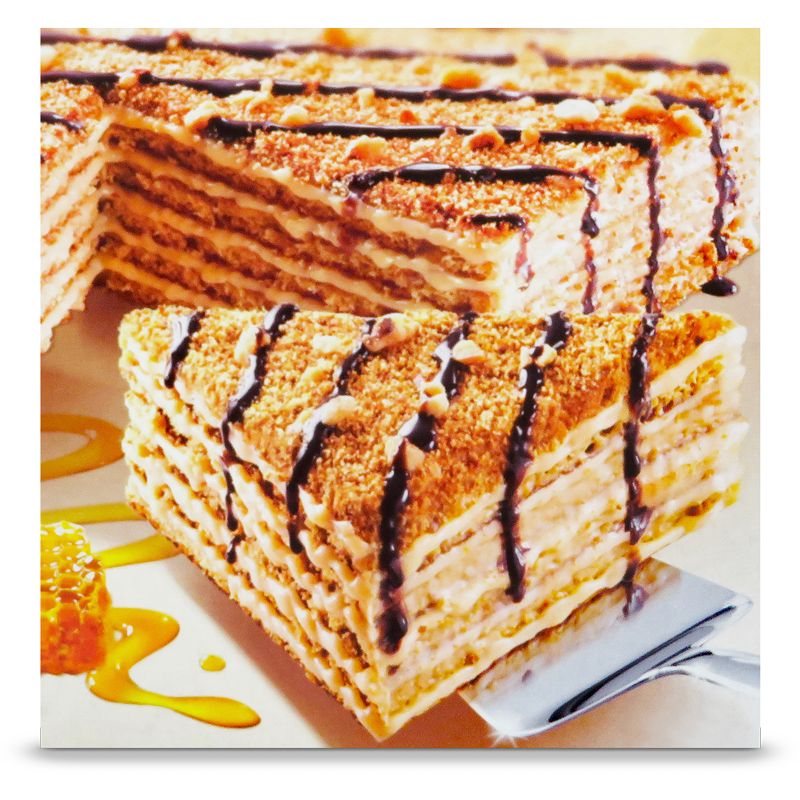Marlenka Walnut Honey Cake