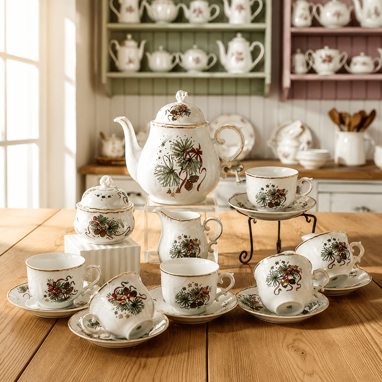 Eva Christmas Tea Set Eva Christmas Tea Set - Image 1