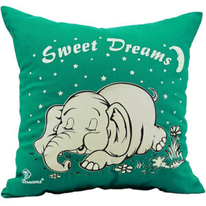 Sweet dreams elephant pillow