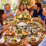 Fruits Porcelain Dinner Set – 21 Carat Gold Accent