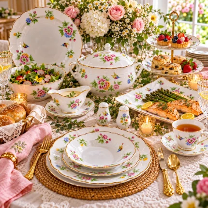 Hortenzia Porcelain Dinner Set