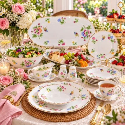 Hortenzia Porcelain Sandwich Set