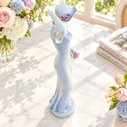 Flora Porcelain Figurine by Hollohaza