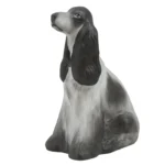 Spaniel Porcelain Figurine by Hollohaza