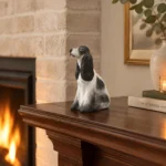 Spaniel Porcelain Figurine by Hollohaza