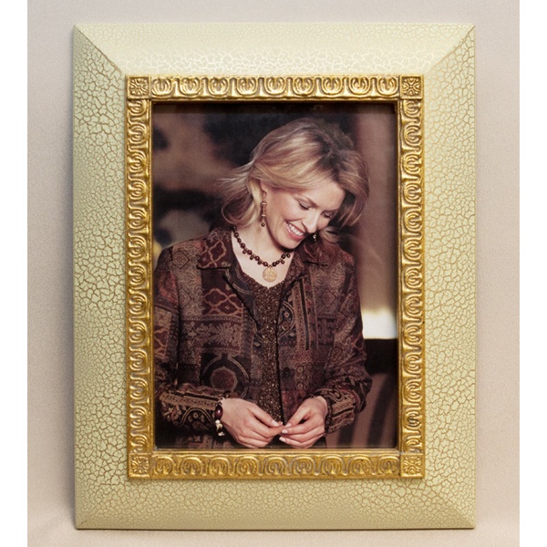 Antique Cream Gold Frame