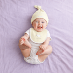 Baby Hat and Bib - Little Lamb