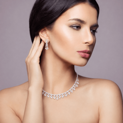 Camilla Clear Rhinestone Choker - Fashion Jewellery