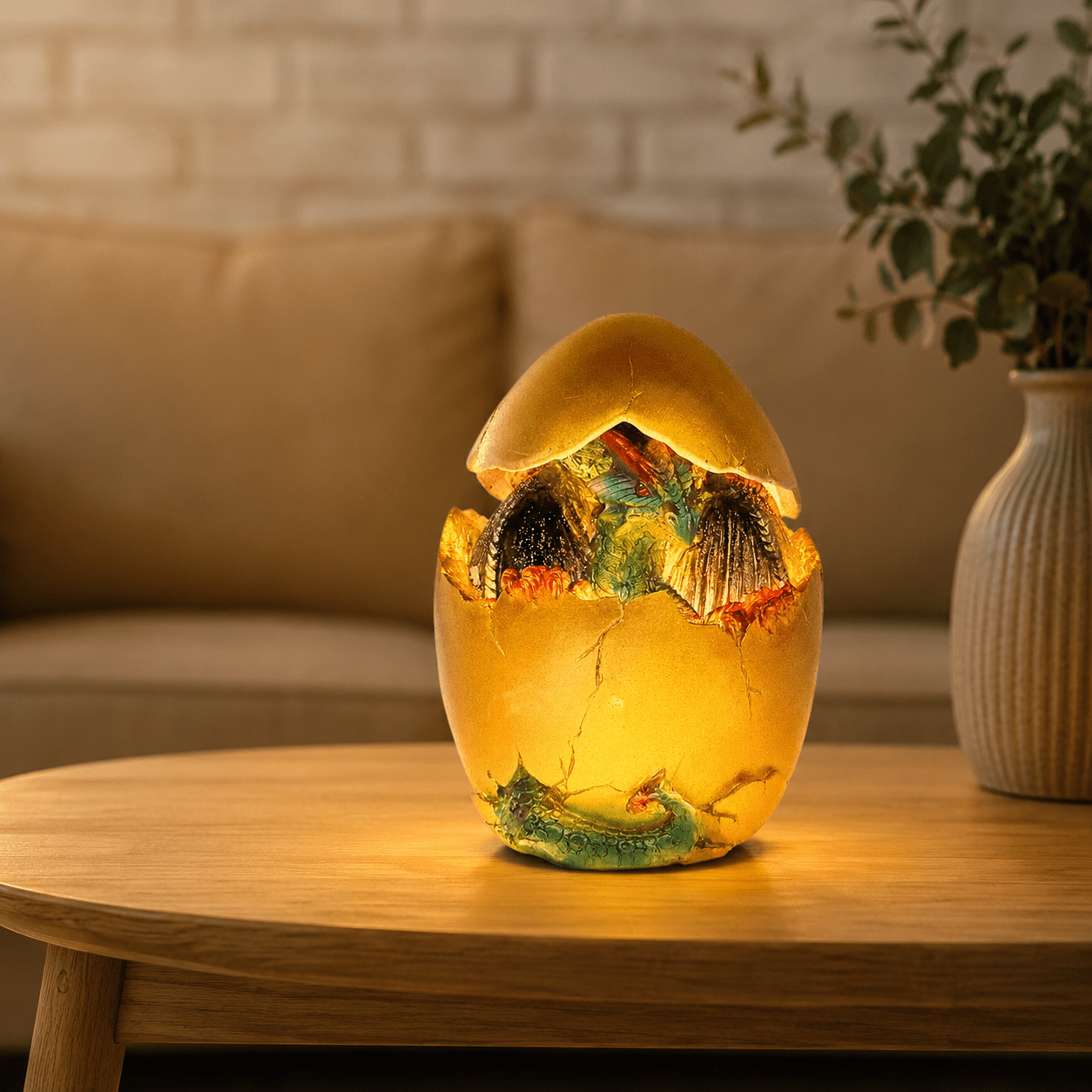 Dragon Egg Lamp Gold – Last one! Dragon Egg Lamp Gold - Last one! - Image 1