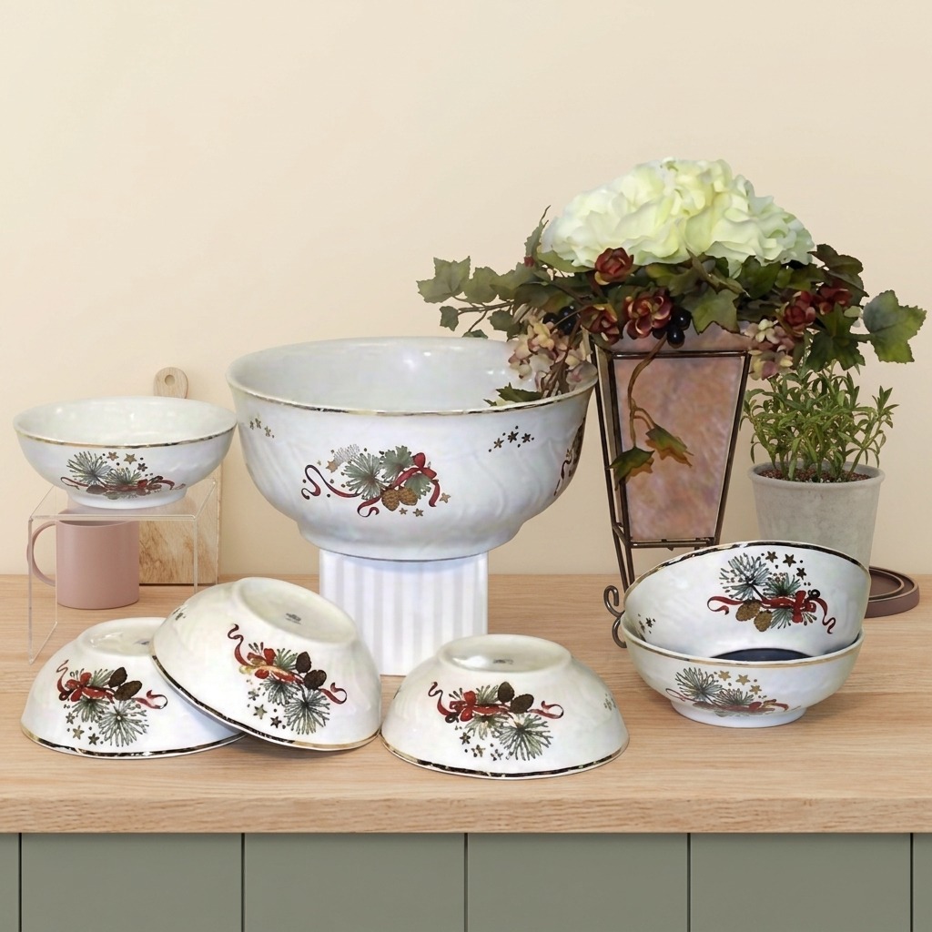 Eva Compote Set – Christmas Design Eva Compote Set - Christmas Design - Image 1