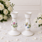 Hortenzia Candle Holder Fine Porcelain Hollohaza