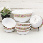 Katalin Porcelain Salad-Compote Set - 21 Carat Gold Accent