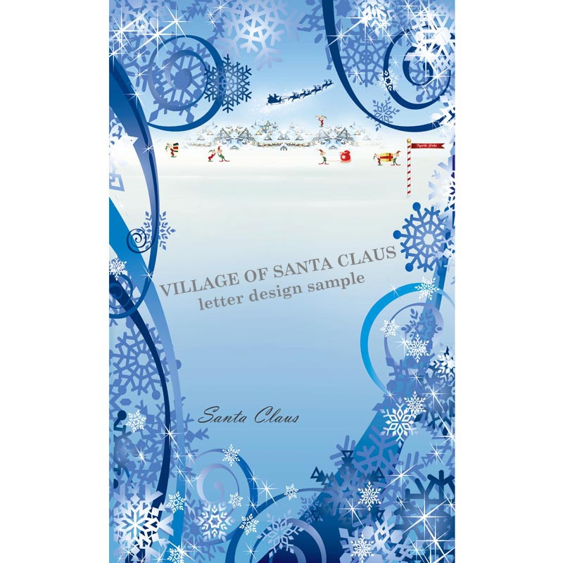 Village of Santa Claus letter design