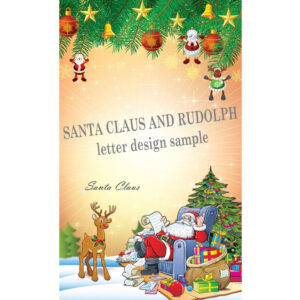 Santa Claus and Rudolph letter