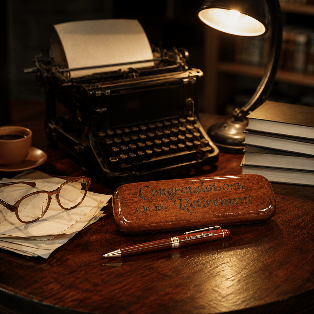 Retirement Keepsake Pen in Wooden Box Retirement Keepsake Pen in Wooden Box - Image 1