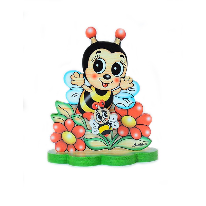 Bee with Flowers Music Box