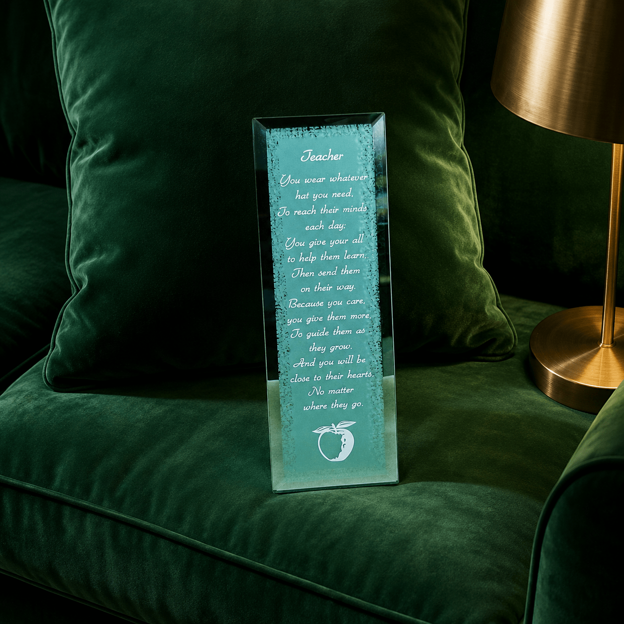 Teacher Gifts Glass Plaque Teacher Gifts Glass Plaque - Image 1