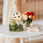 Toadstool Garden Stake - Fun Whimsical Garden Decor