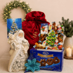 Classic Santa Figurine - Christmas Adult Gift Package