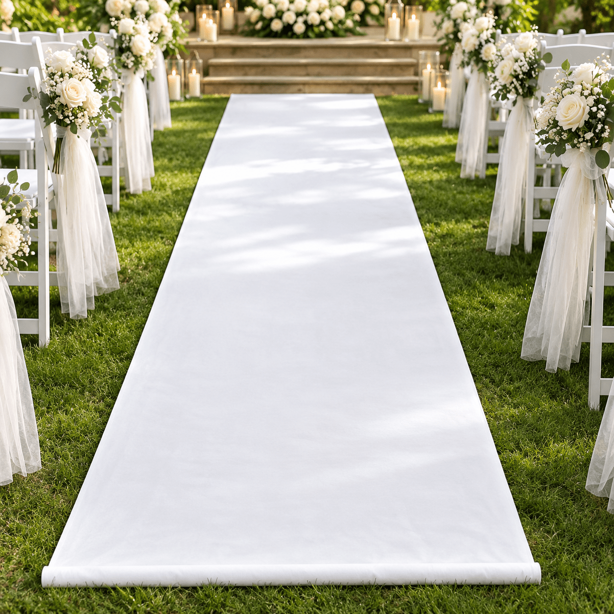 Isle Runner White Wedding Isle Runner White Wedding - Image 1