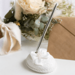 Wedding Pen Set White Pearls