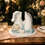 Wedding Cake Top - Dolphin Couple