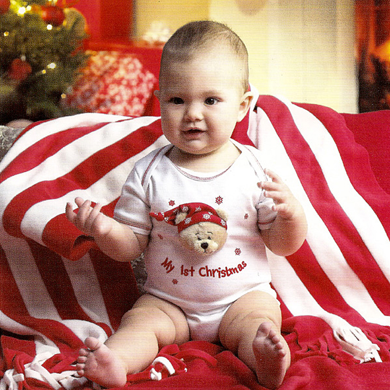 My First Christmas Diaper Shirt