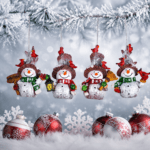 Country Snowman Ornament
