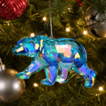 Iridescent Polar Bear Ornament