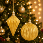 Large Gold Ornament Set