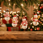 Snowmen with Candies Ornaments