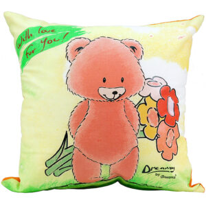 With Love for you teddy glow pillow