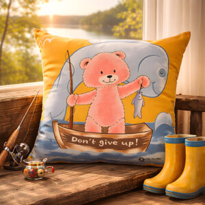 Don't Give Up Glow Pillow