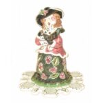 Victorian Girl Caroler Light by Blue Sky