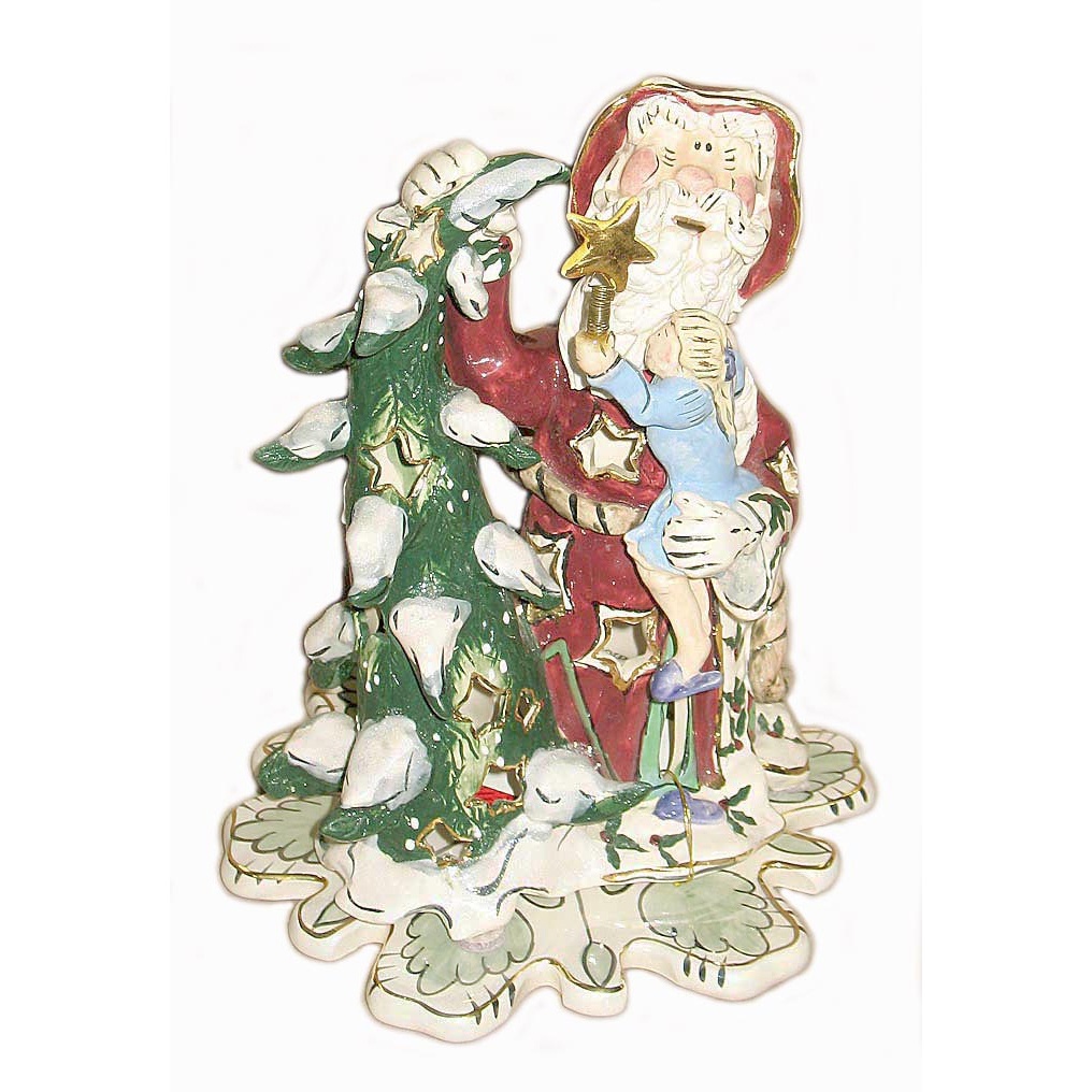 006-CL20227_3.jpg Talking With Santa Caroler Night Light - 1 piece left - Image 1