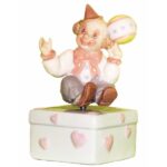 Musical Figurine - Clown Holding a Ball