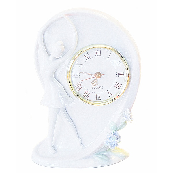 006-CO96583-LG.jpg Ballerina Table Clock - Image 1